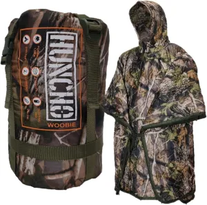 PONCHO LINER Military Woobie Blanket w/Hoodie. Great w/Rain Ponchos and can use as Camping Quilt, Sleeping Bag and Shelter