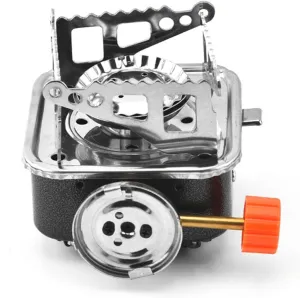 Portable Backpacking Stove Foldable Cookware Portable Outdoor Stove Suitable for Outdoor Enthusiasts Picnicking Lover