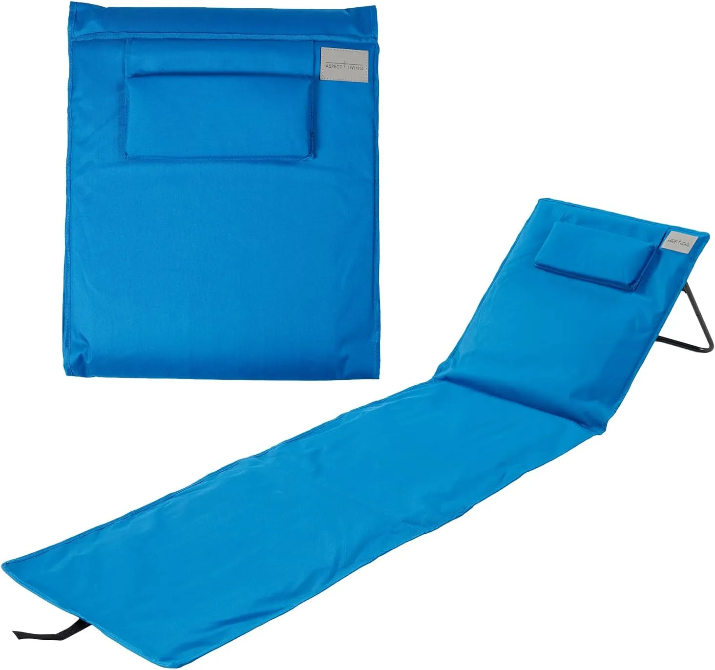 Portable Beach Mat - Foldable Travel Mat, Outdoor Lounger for Beach, Camping, and Parks