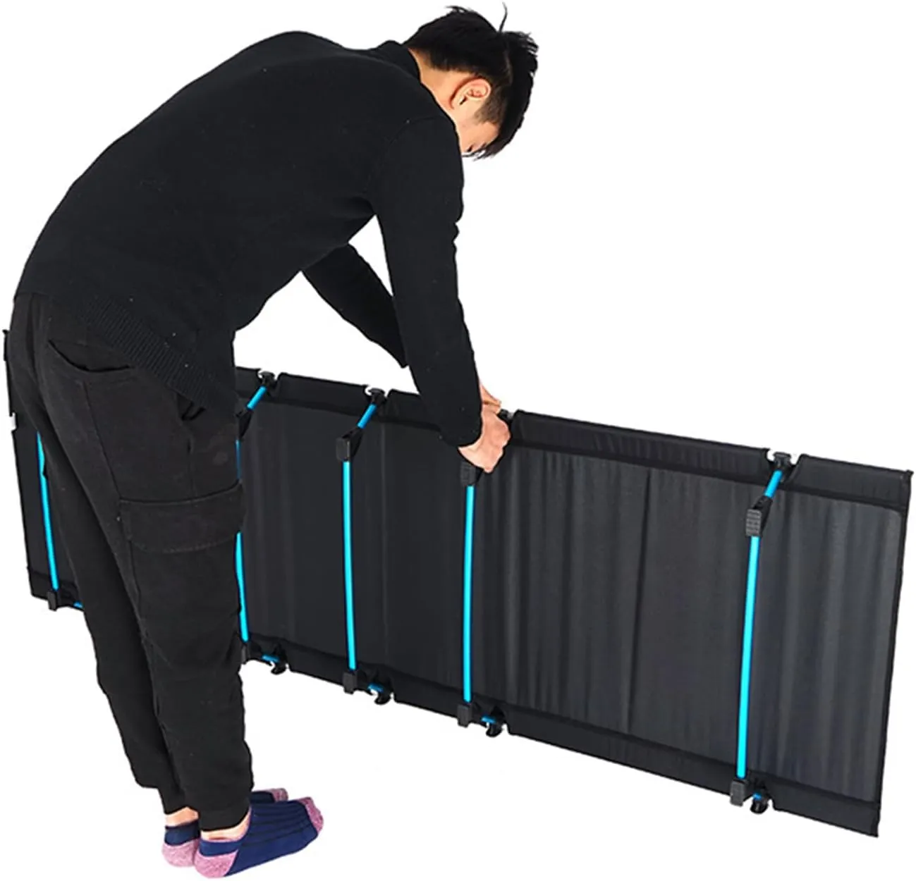 Portable Camping Cot, Folding Bed with Easy Setup &