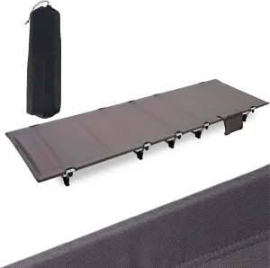 Portable Camping Cot, Folding Bed with Easy Setup &