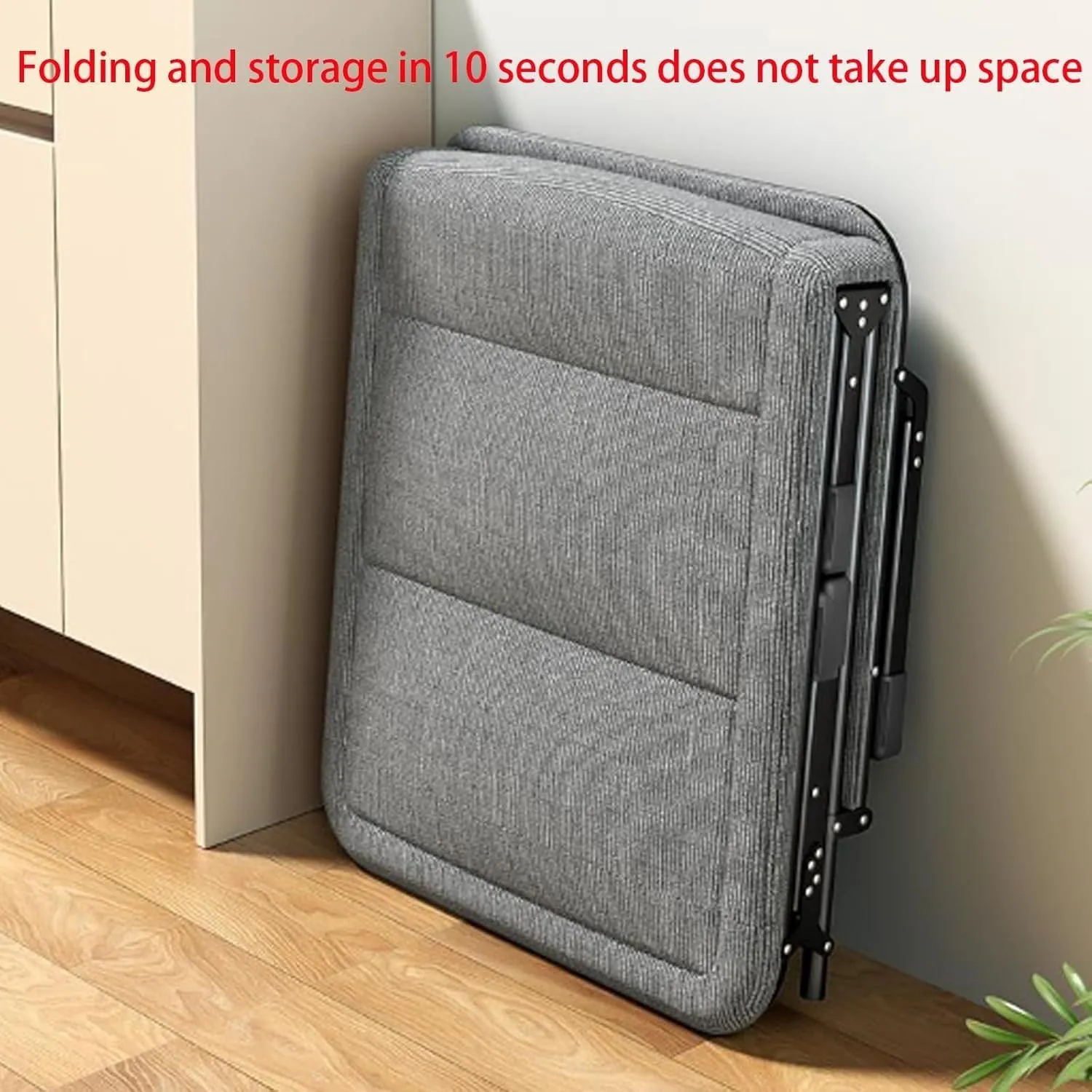 Portable Camping Cot w/Mattress 4-Position Adjustable Adult Folding Camp Bed Outdoor Comfortable Single Sleeping Bed Cot for Home Nap Beach Travel
