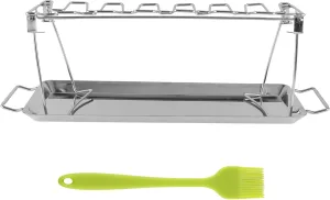Portable Camping Grill Barbecue Rack Tool Stainless Steel Outdoor Grill Easy to Clean