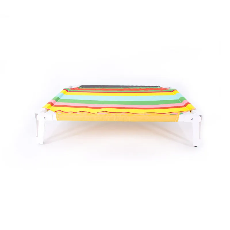 Portable Elevated Pet Camp Bed with Sunshade