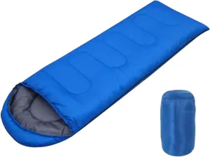 Portable Envelope Sleeping Bag, 4 Season Lightweight Warm and Washable Comforter for Adults Women Hiking Camping
