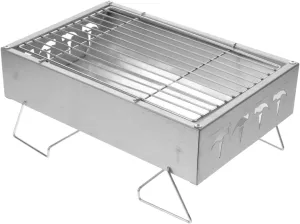 Portable Foldable Charcoal Grill Bbq Grill for Camping Hiking Outdoor Picnics Compact Durable Easy to Clean Bbq Supply for Outdoor Enthusiasts