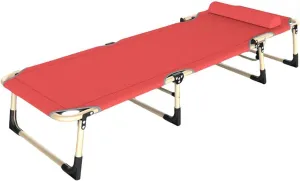 Portable Folding Adult Bed,Camping Cot Folding Camping Cot, Portable Camp Beds with Pillow for Adults, Travel Camping Bed for Sleeping, Lightweight Folding Bed Supports 330 lbs, Outdoor