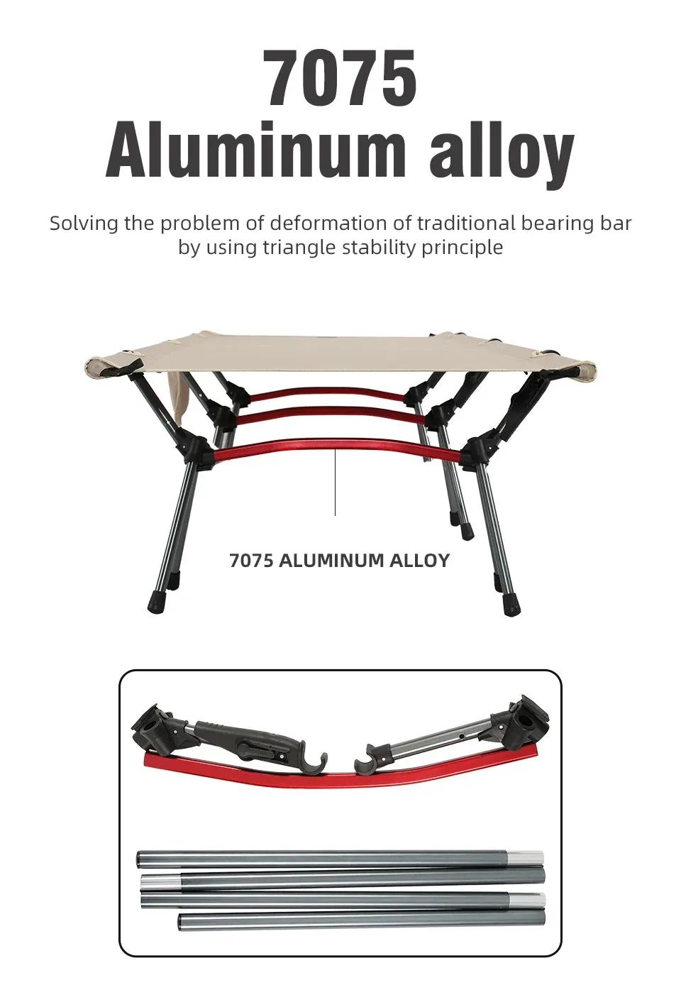Portable Folding Camping Cot – Comfortable Outdoor Sleeping Bed for Adults & Kids | Perfect for Camping, Travel, and RV Use