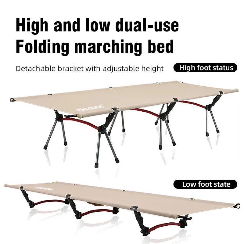 Portable Folding Camping Cot – Comfortable Outdoor Sleeping Bed for Adults & Kids | Perfect for Camping, Travel, and RV Use