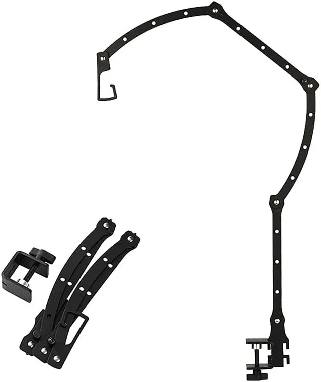 Portable Folding Lamp Stand Lantern Stand Collapsible Iron Lantern Stand Hanging Light Holder For Outdoor Camping Hiking Light Stand