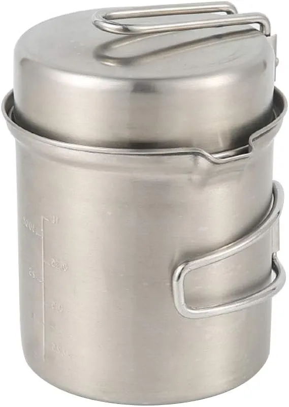 Portable Folding Windproof Stove Compact Stainless Steel BBQ Cookware Round for Outdoor Camping