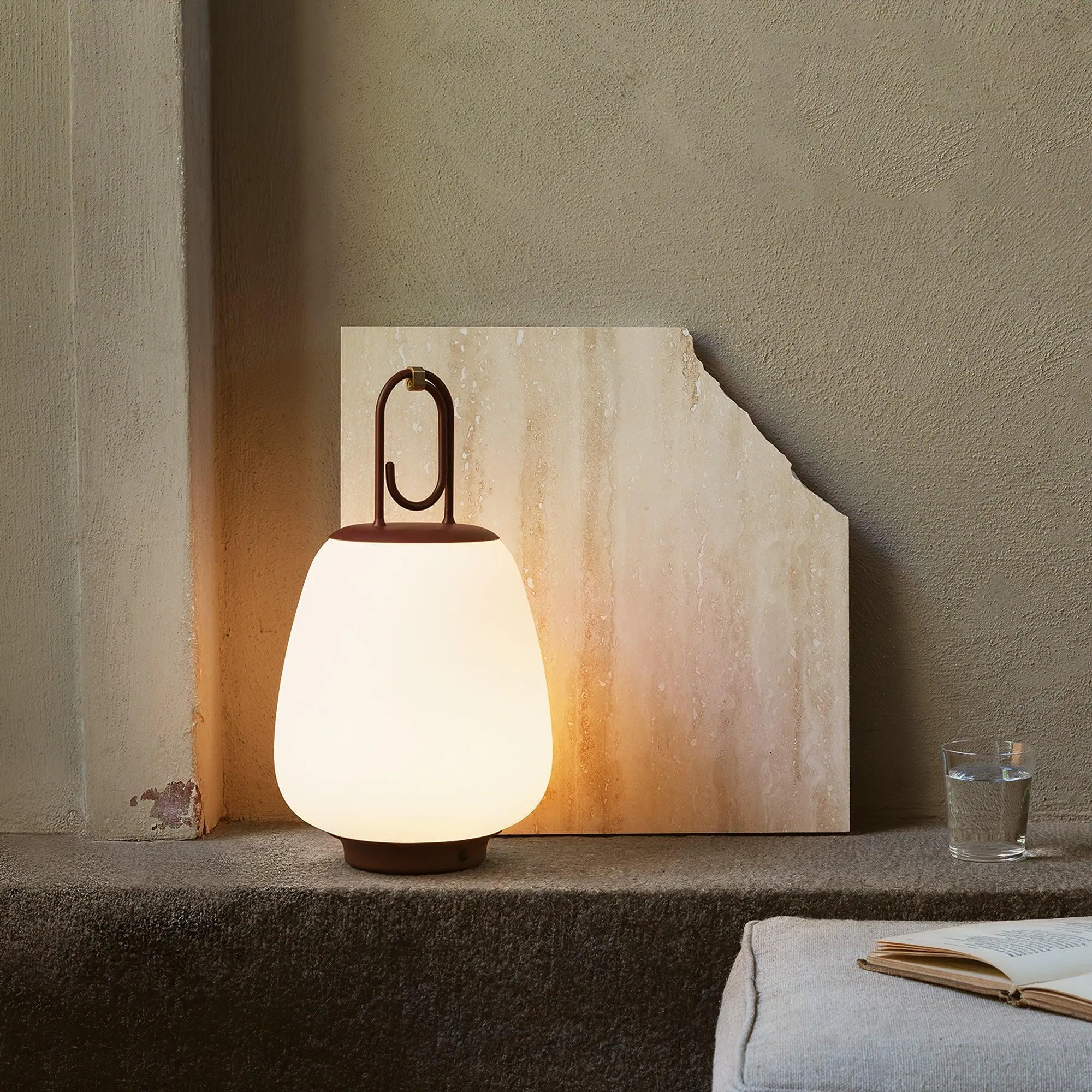Portable Lantern Table Lamp – USB Rechargeable with Warm & Cool Light Modes