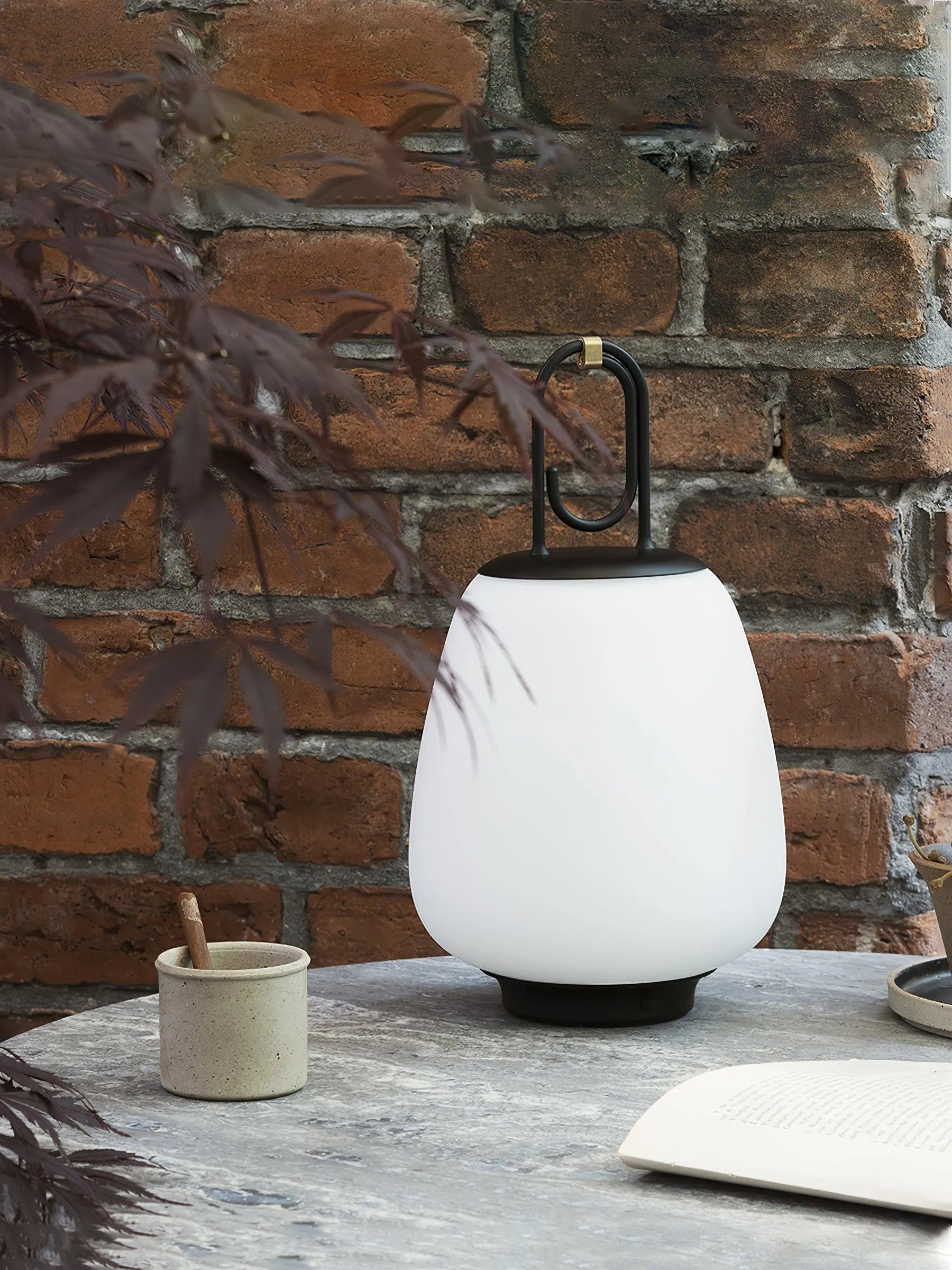 Portable Lantern Table Lamp – USB Rechargeable with Warm & Cool Light Modes