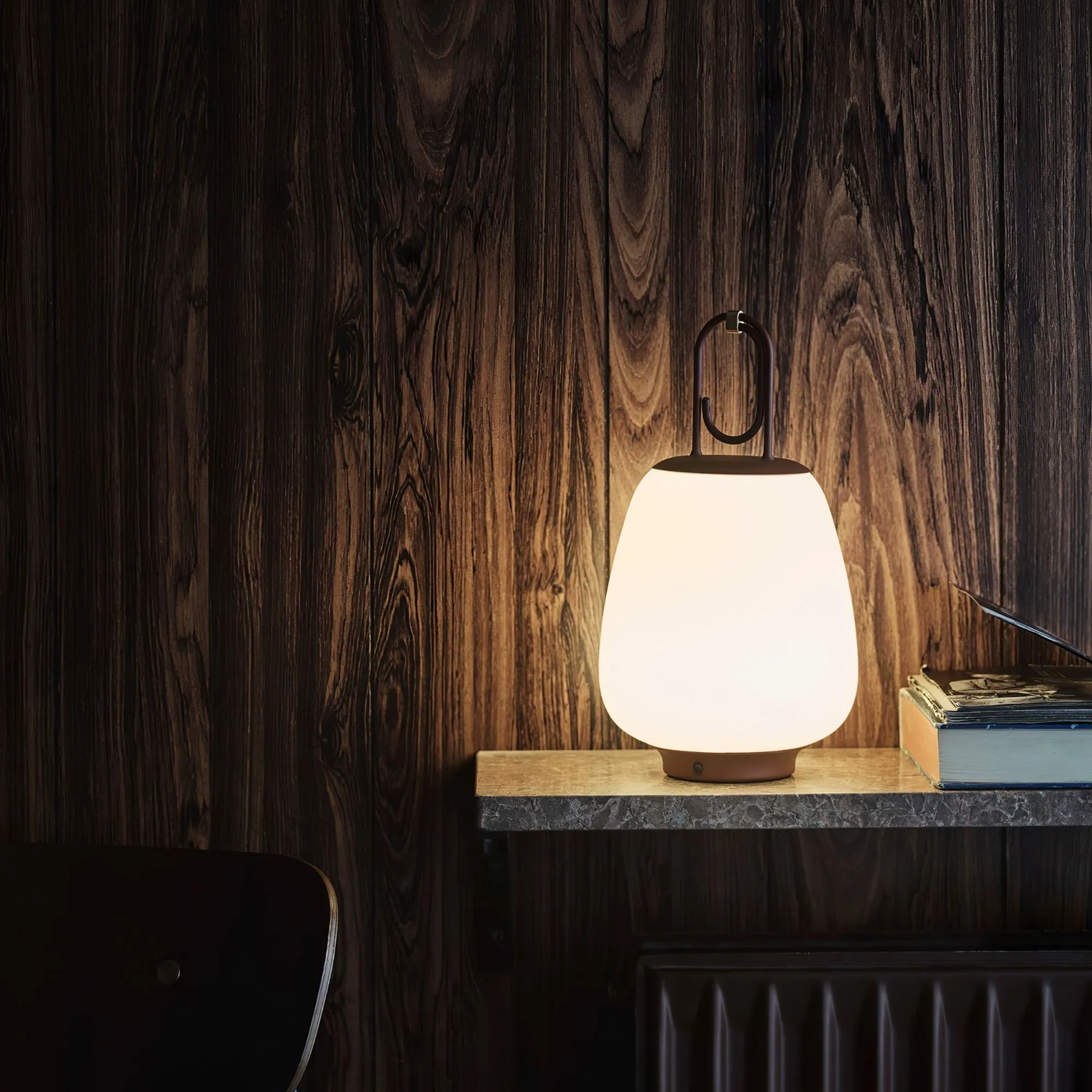 Portable Lantern Table Lamp – USB Rechargeable with Warm & Cool Light Modes