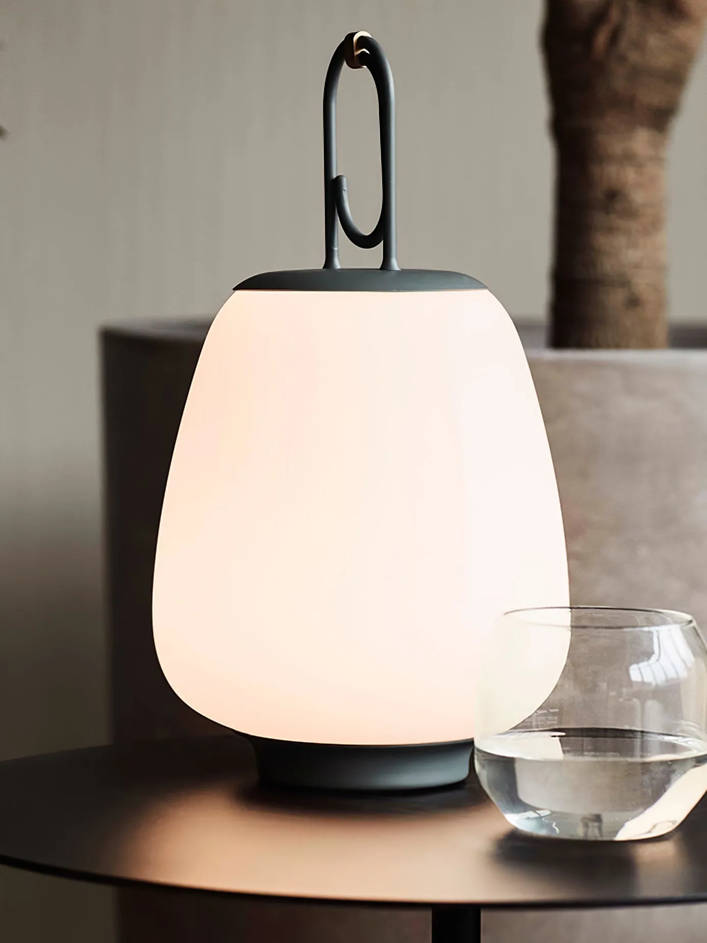 Portable Lantern Table Lamp – USB Rechargeable with Warm & Cool Light Modes