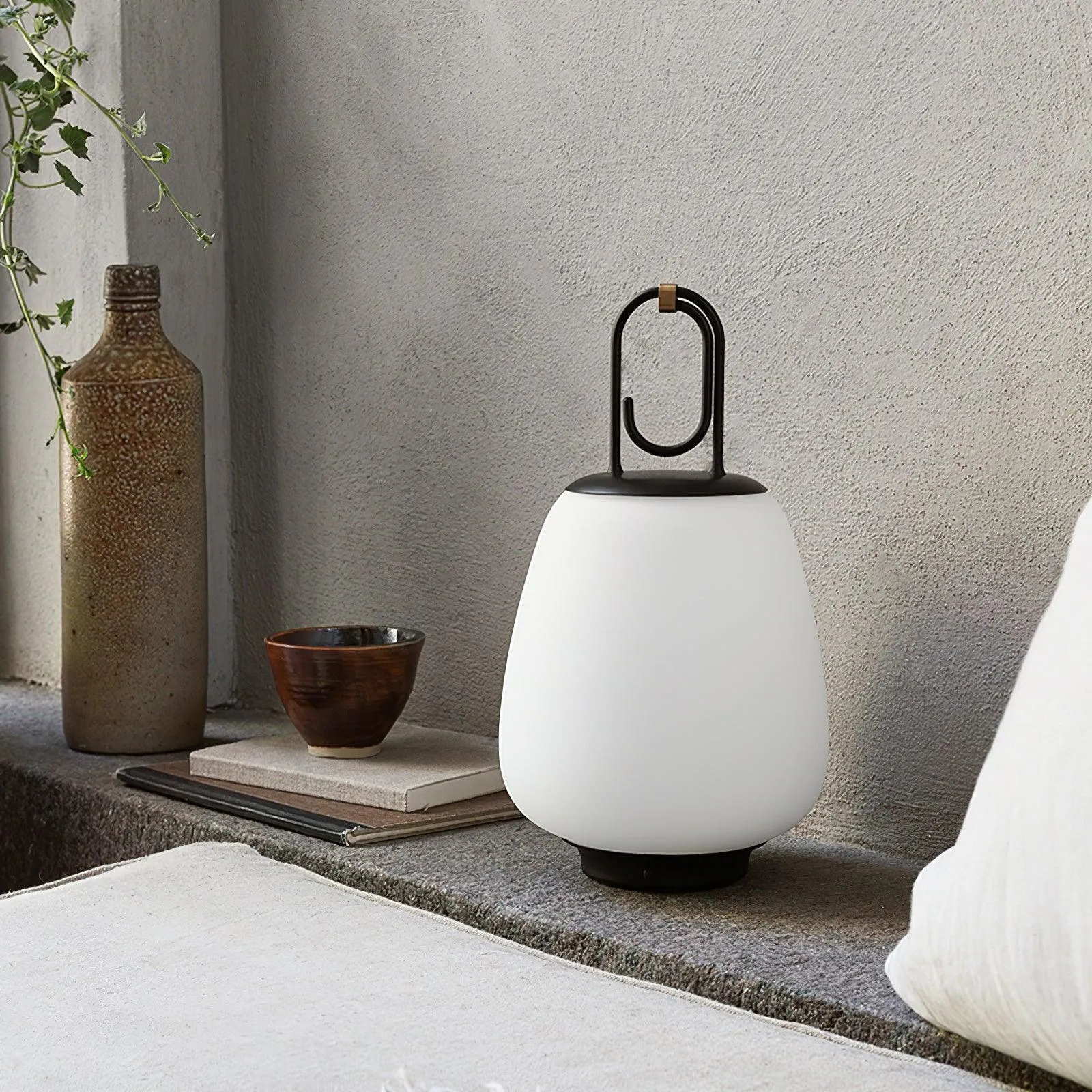 Portable Lantern Table Lamp – USB Rechargeable with Warm & Cool Light Modes