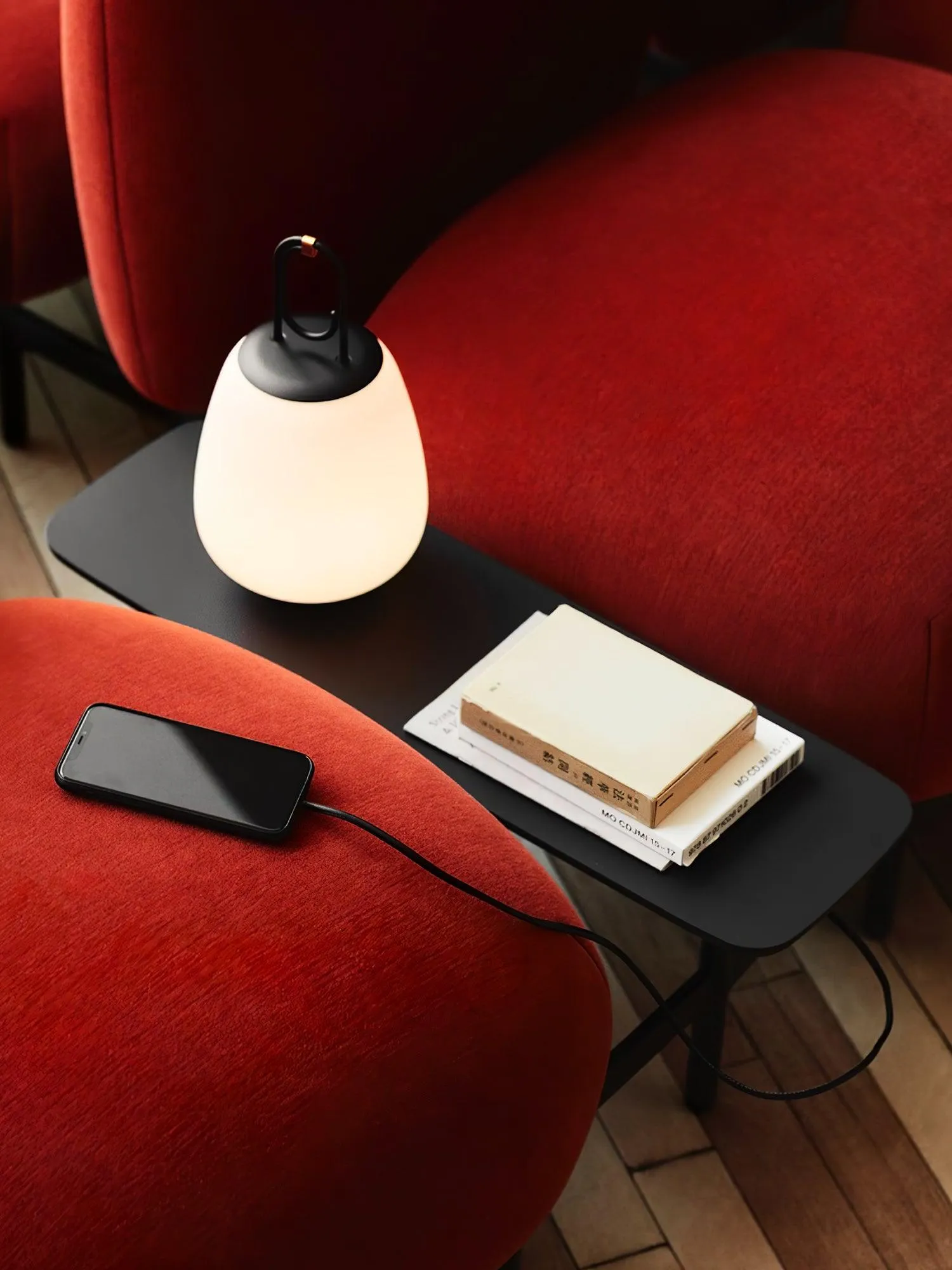 Portable Lantern Table Lamp – USB Rechargeable with Warm & Cool Light Modes