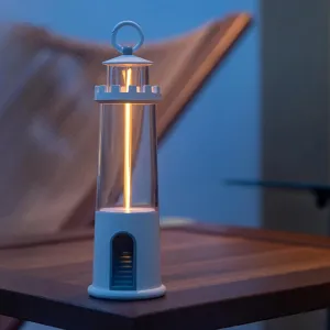 Portable LED Camping Lantern,USB Rechargeable Camping Light with 3 Modes,Up to 18Hrs,Hanging Magnetic Tent Light for Backpacking Camping Hiking Emergency Light Battery for Outdoor and Indoor (White)