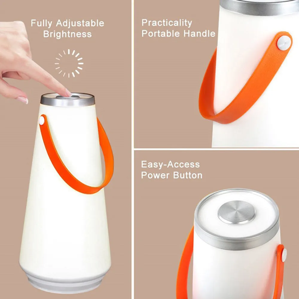 Portable Rechargeable Dimmable LED Lantern with 3 Modes