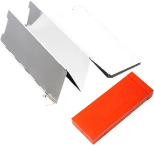 Portable Stove Windproof Board for Camping Cooking Windscreen BBQ Anti-Wind Tool Multi-Purpose Outdoor Windscreen