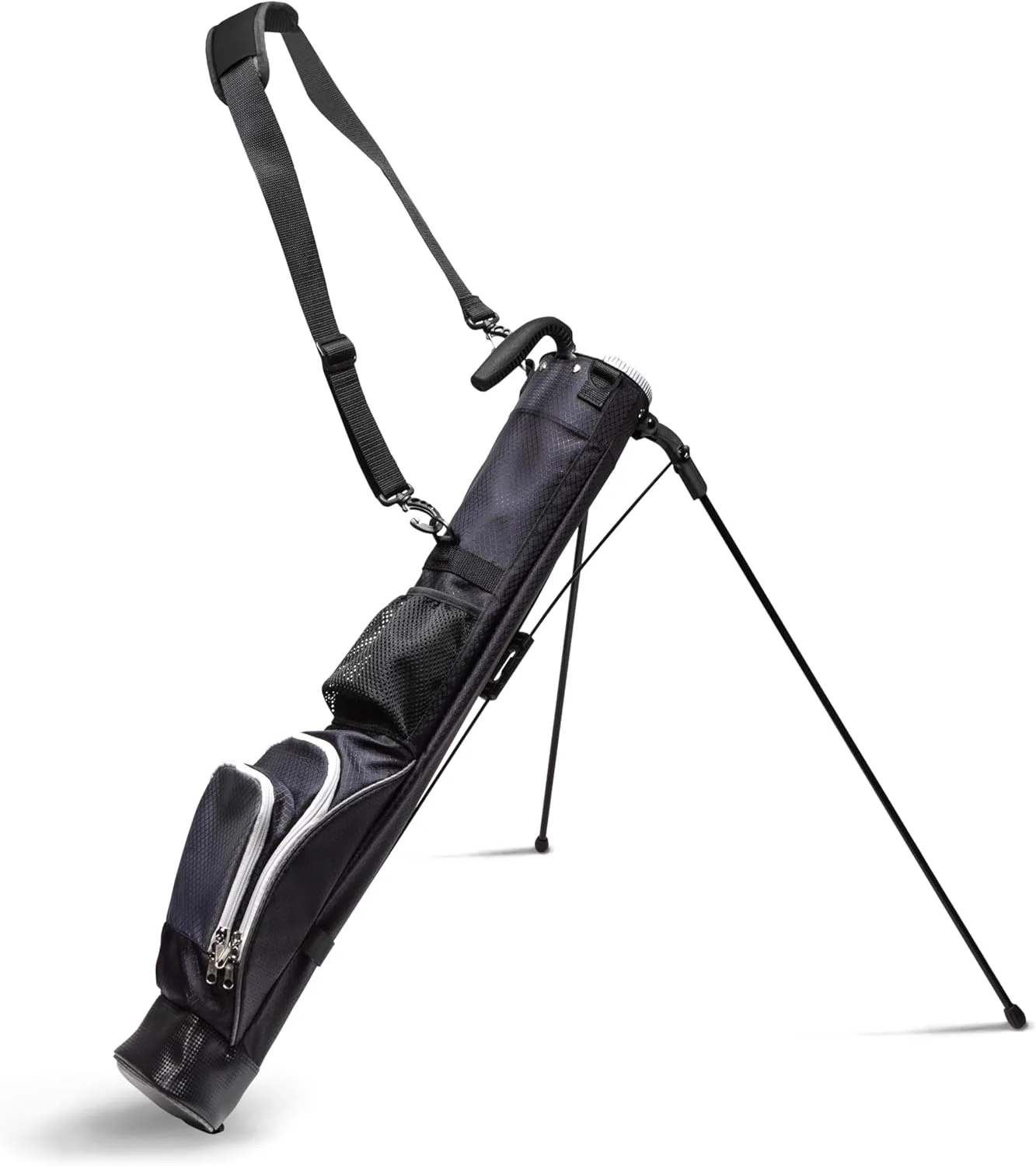 ProActive Sports | Sunday Stand Bag | Lightweight Shoulder Golf Bag | 3 Pockets, Speed Handle, and Padded Strap | Perfect for Driving Range, Par-3, Executive, and Children's Courses