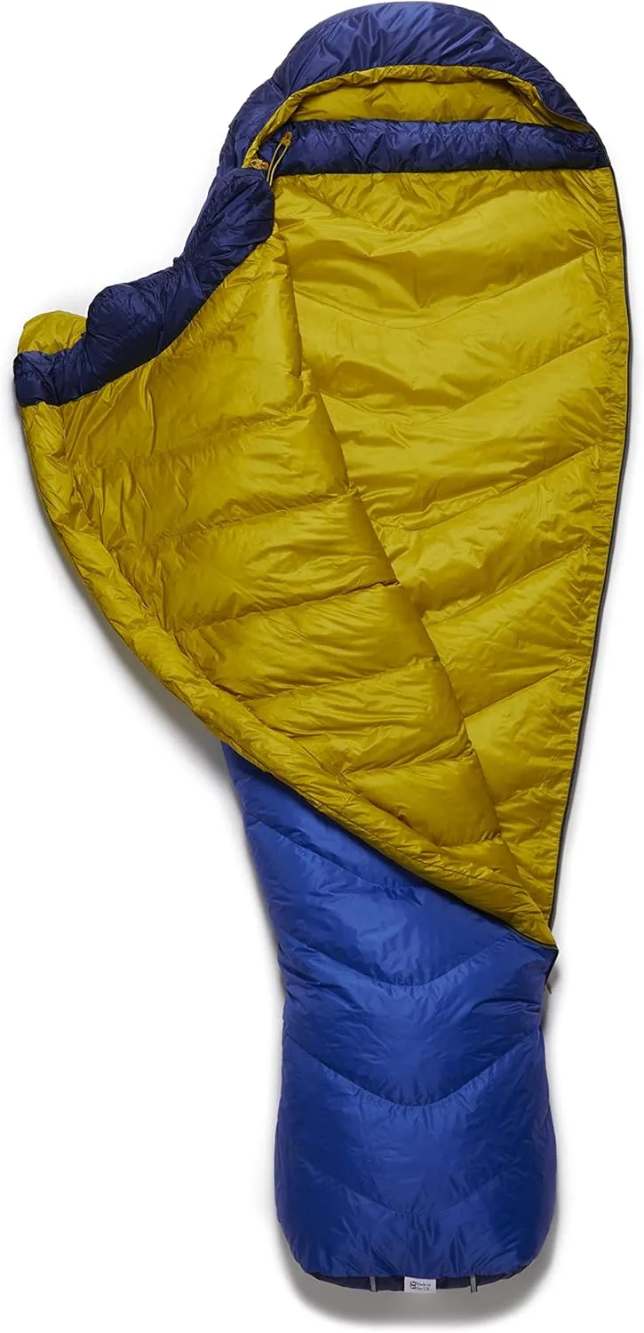 Rab Neutrino Down Insulated Lightweight Mummy Sleeping Bag for Climbing & Mountaineering