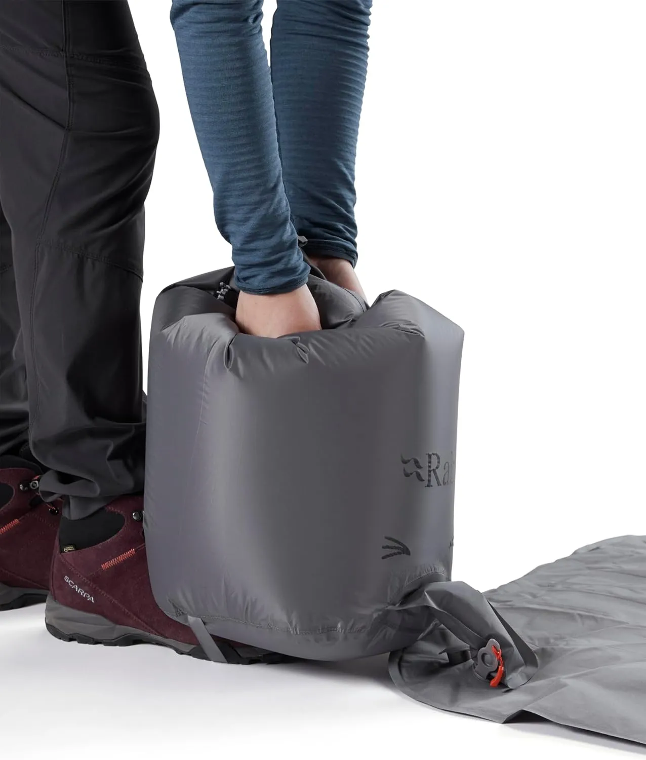 Rab Stratosphere 4 Lightweight Insulated Sleeping Pad for Camping & Backpacking - Graphene - Long Wide