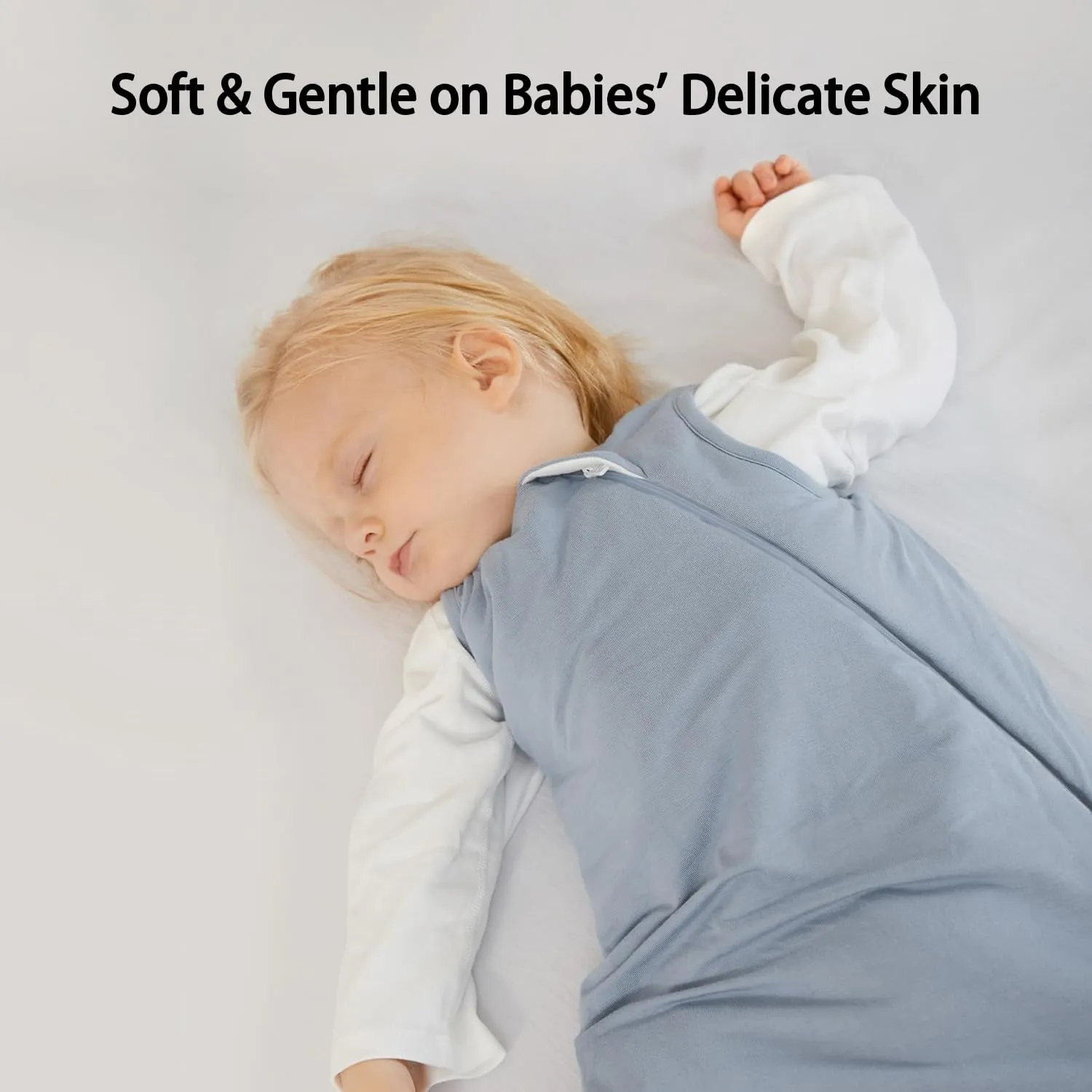 Rayon Made from Bamboo Sleep Sack 18-24 Months 0.5 Tog Soft Lightweight Toddler Sleep Sack 2t for Babies 2-Way Zipper Wearable Blanket Baby 18 Months
