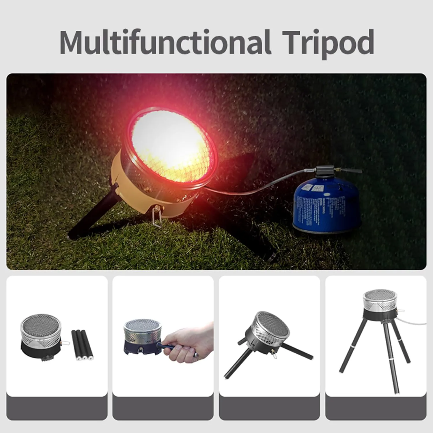 Reactor Backpacking and Camping Portable Gas Powered Stove top & Cooking System 1L 1.7L 2.5L Low Pressure Infrared Combustion Outdoor Integrated Heat Collecting Pot Jet Burner Set