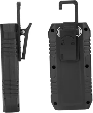 Rechargeable Flashlight Lantern Camping Lamp Led Magnet Clip 180° Rotatable 4 Functions