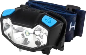 Rechargeable Headlamp, 350 Lumens LED Head Lamp Flashlight with Redlight and Motion Sensor Switch, Perfect for Running, Hiking, Lightweight, Waterproof, Adjustable Headband