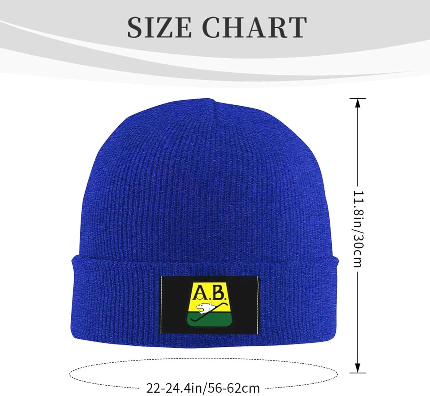 Rionegro Águilas Knit Hat Cap Skull Cap Beanie Hat Warm Cap Blue Hat for Men Women