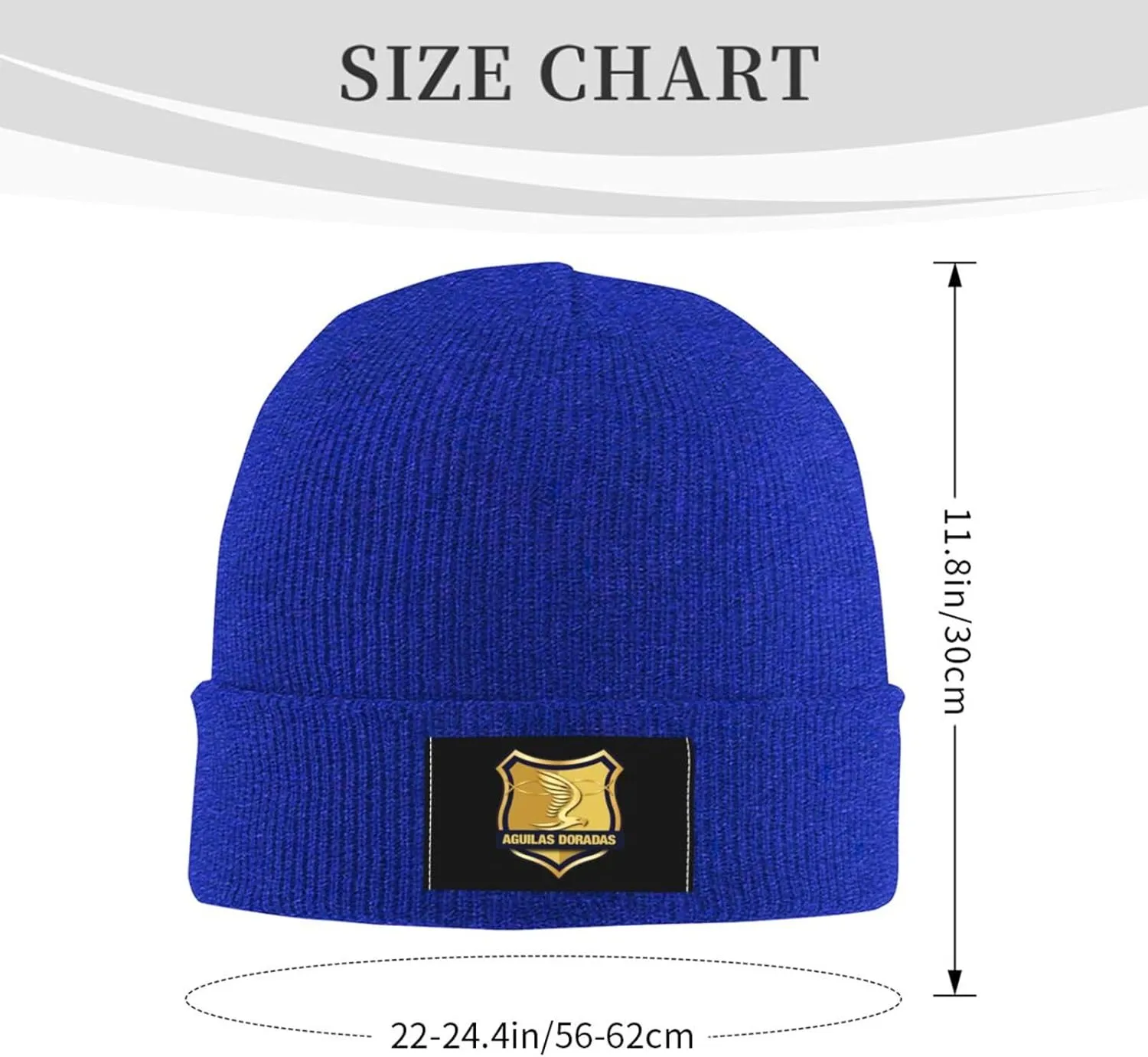 Rionegro Águilas Knit Hat Cap Skull Cap Beanie Hat Warm Cap Blue Hat for Men Women