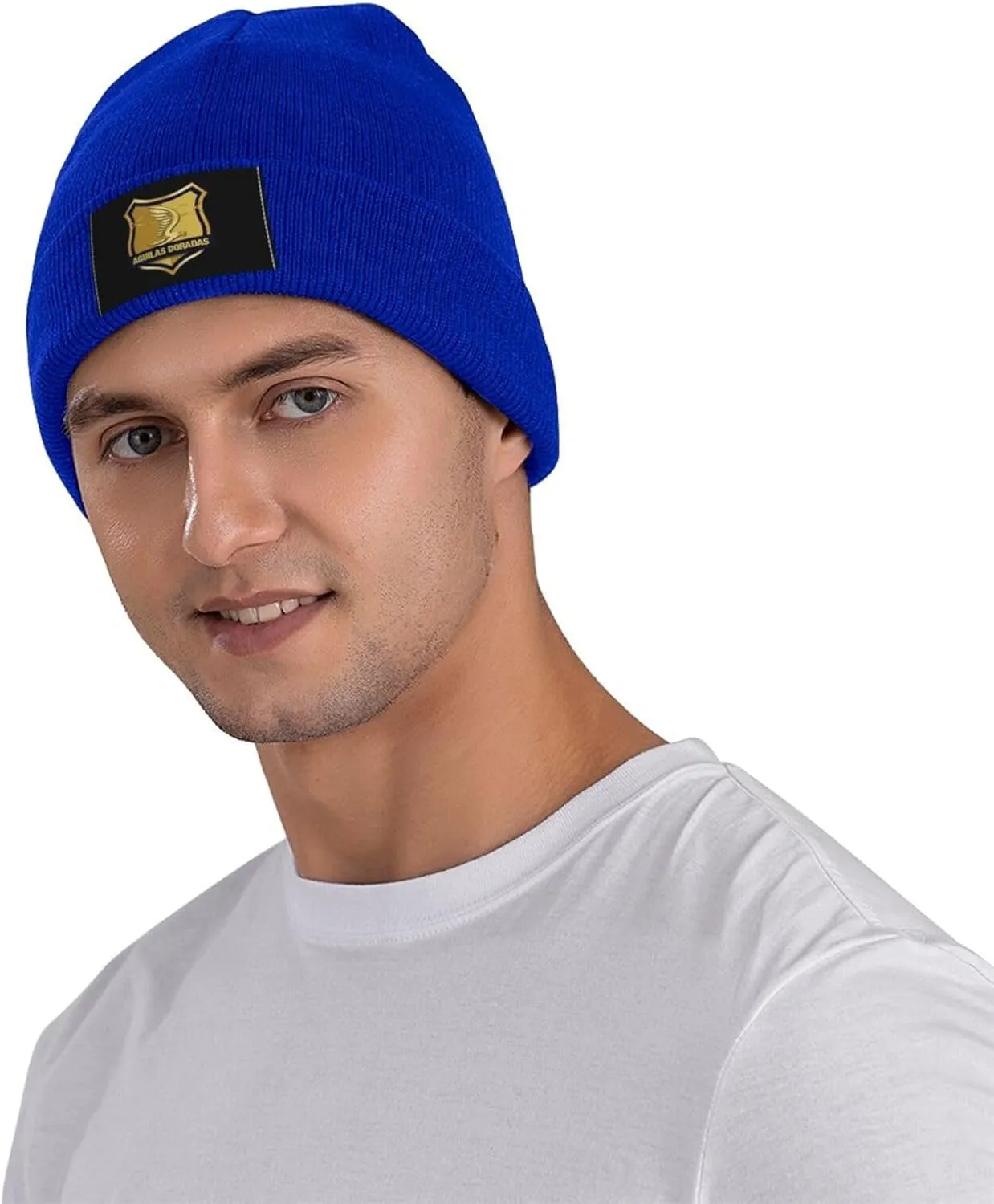 Rionegro Águilas Knit Hat Cap Skull Cap Beanie Hat Warm Cap Blue Hat for Men Women