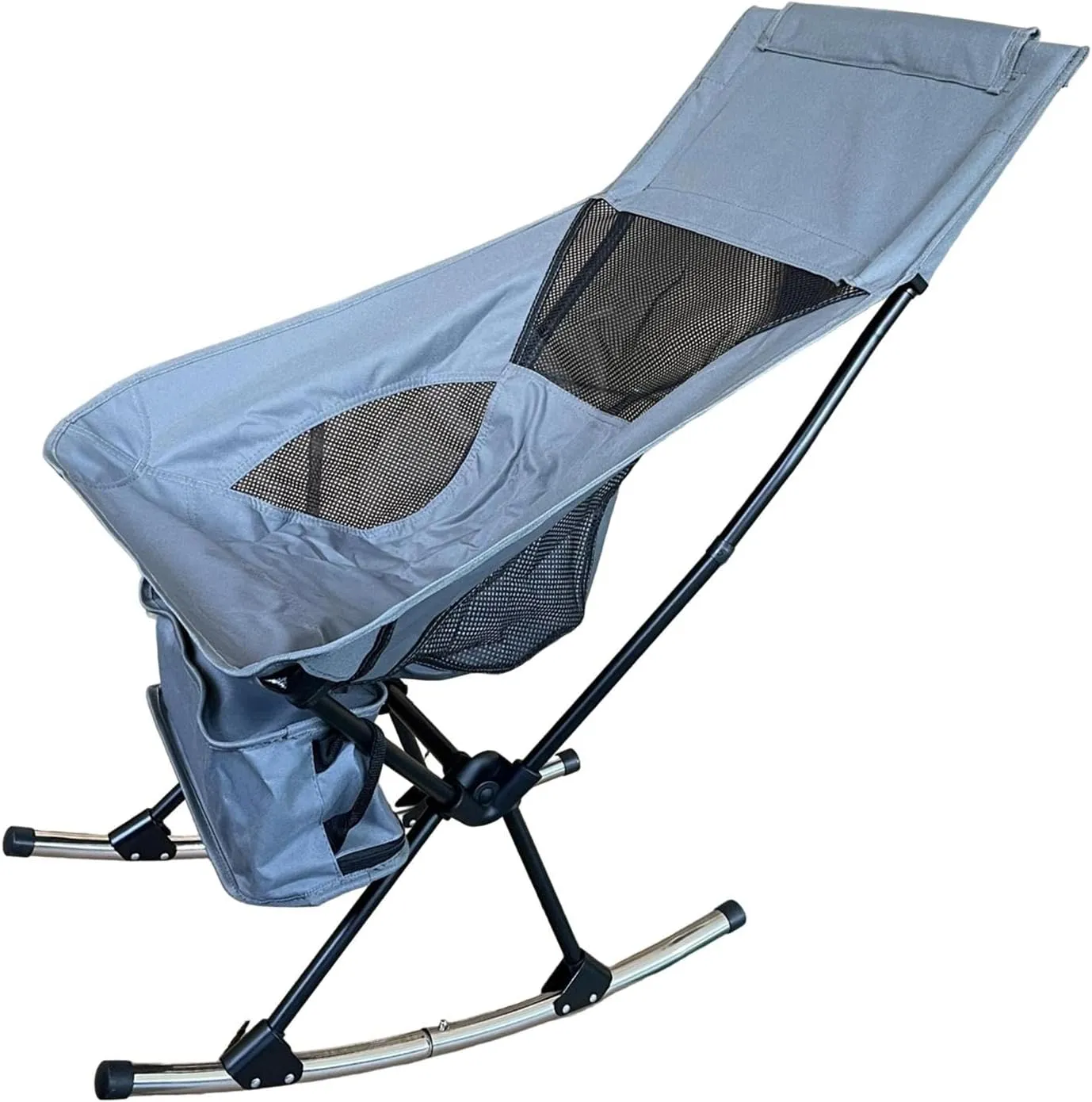Rocking Camping Chair Rocker Stool Compact Supplies Folding Chair Swing Chair Seat for Cycling Outdoor Fishing Sports Picnic