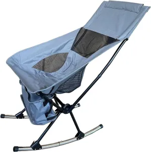 Rocking Camping Chair Rocker Stool Compact Supplies Folding Chair Swing Chair Seat for Cycling Outdoor Fishing Sports Picnic
