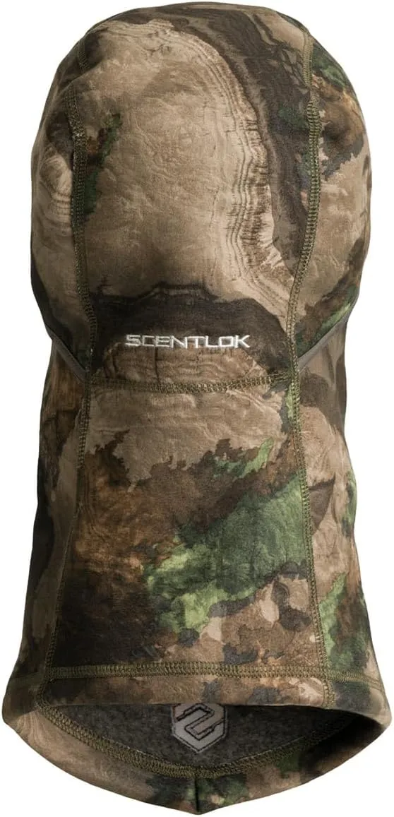 ScentLok BE:1 Midweight Headcover, Camouflage Full-Face Mask for Hunting and Outdoor Use
