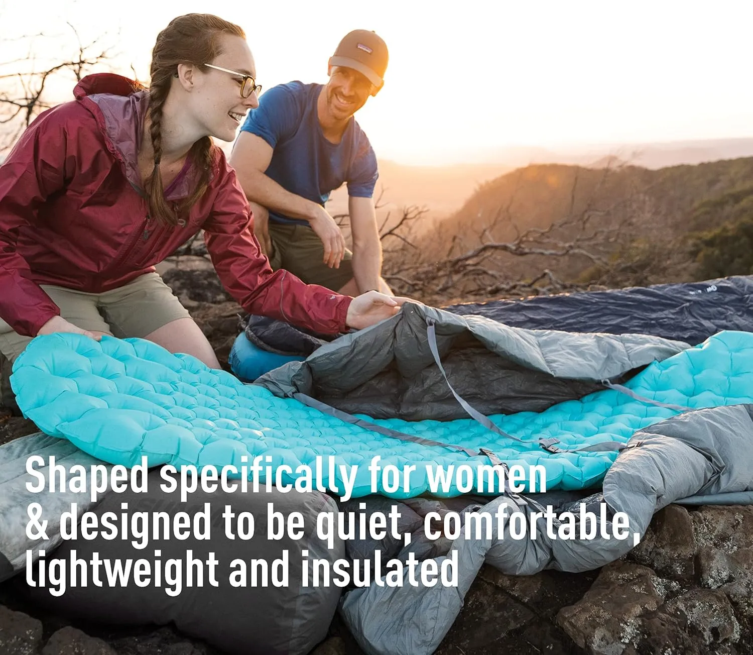 Sea to Summit Comfort Light Insulated Sleeping Pad for Backpacking and Camping, Regular (66 x 21.5 x 2.5 inches)