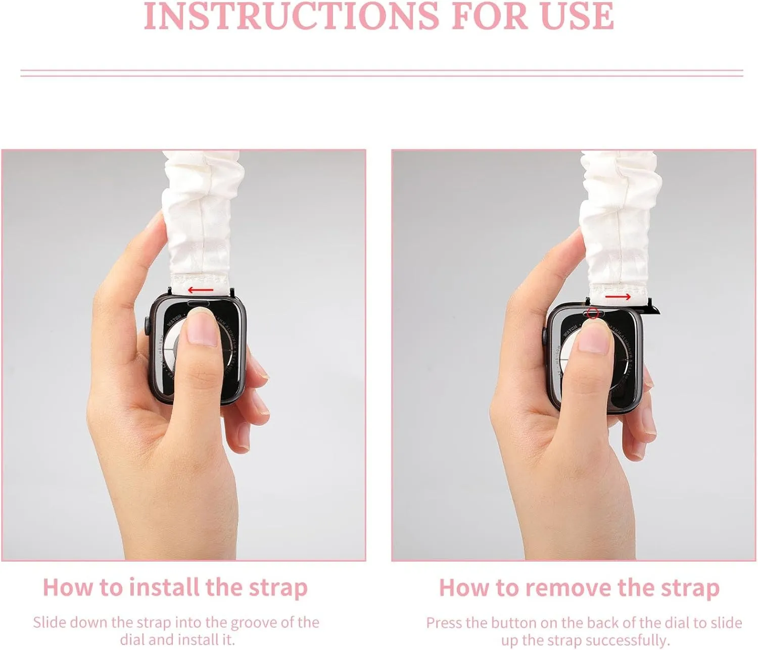 Seagulls With A Cracker Fashion Watch Strap Scrunchies Wristbands Compatible With IWatch Series