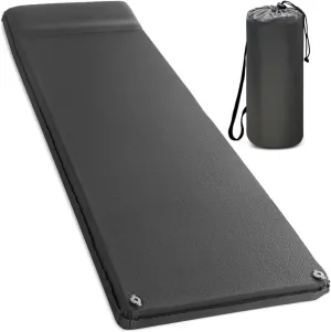 Self Inflating Sleeping Pad, 3.1" Ultra-Thick Memory Foam Camping Pad with Pillow Fast Inflating in 20s Insulated Camping Mattress Pad 4-Season Camp Sleeping Mat for Camping/Travel/Car/Tent