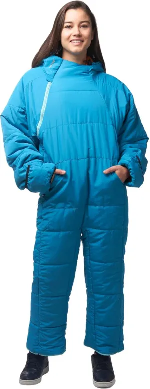 Selk'bag Lite Wearable Sleeping Bag - Outdoor and Indoor Sleeping Bag for Camping, Hiking, Travel, and Backpacking w/Stuff Sack - Lightweight Sleeping Bag Suit, Teal