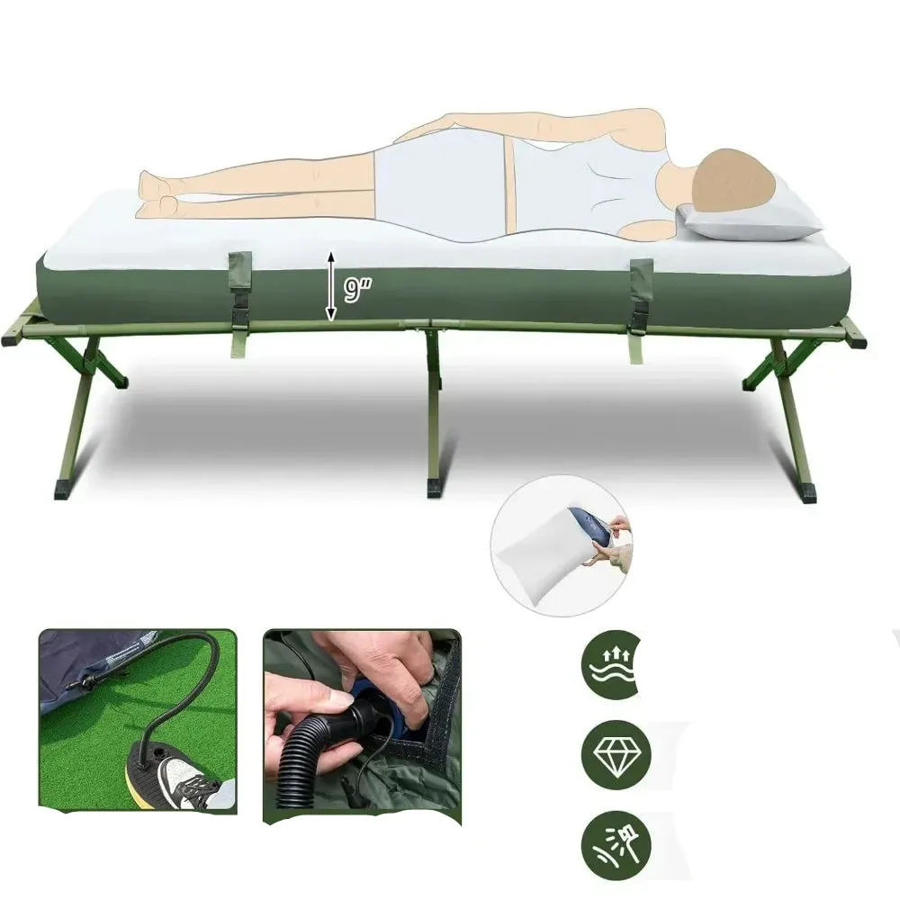 Sleep Elevated and Protected: All in One Tent Cot