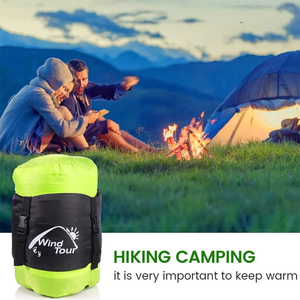 Sleeping Bag for Adults, 0 Degree Wearable Sleeping Bag Cold Weather, Compact Sleeping Bag with Zip, Lightweight Mummy Sleeping Bags, Sleeping Bagsfor Family Camping Backpacking Fits 5°F ~ 50°F
