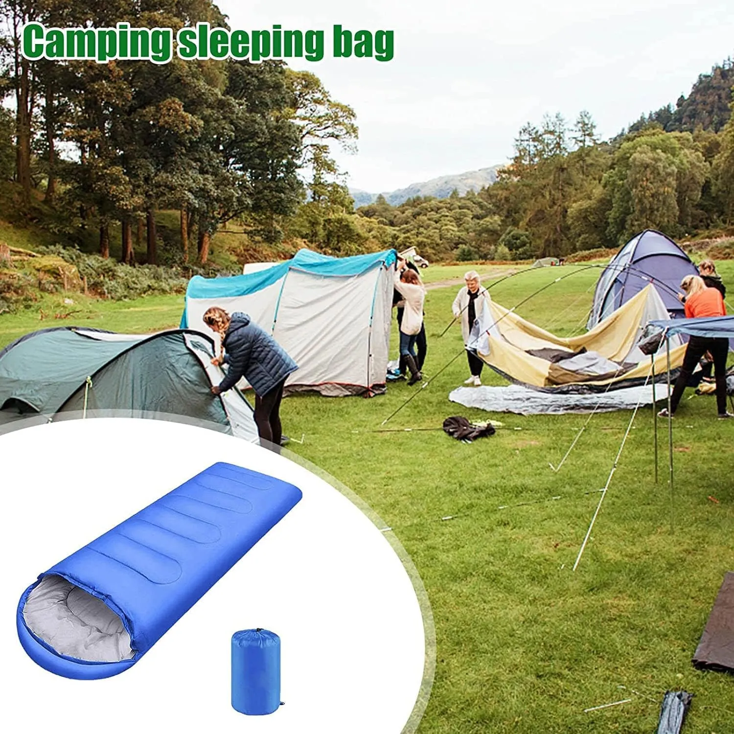 Sleeping Bag for Adults Degree Cold Weather Sleeping Bags in 4 Seasons Lightweight and Warm Mummy Sleeping Bag for Camping Backpacking and Hiking