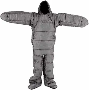 Sleeping Bag Humanoid Sleeping Bag Outdoor Camping Sleeping Bag 3 Season Full Body Sleeping Wear for Travel Outdoor Hiking, Human Shaped, Ideal for Camping in C，