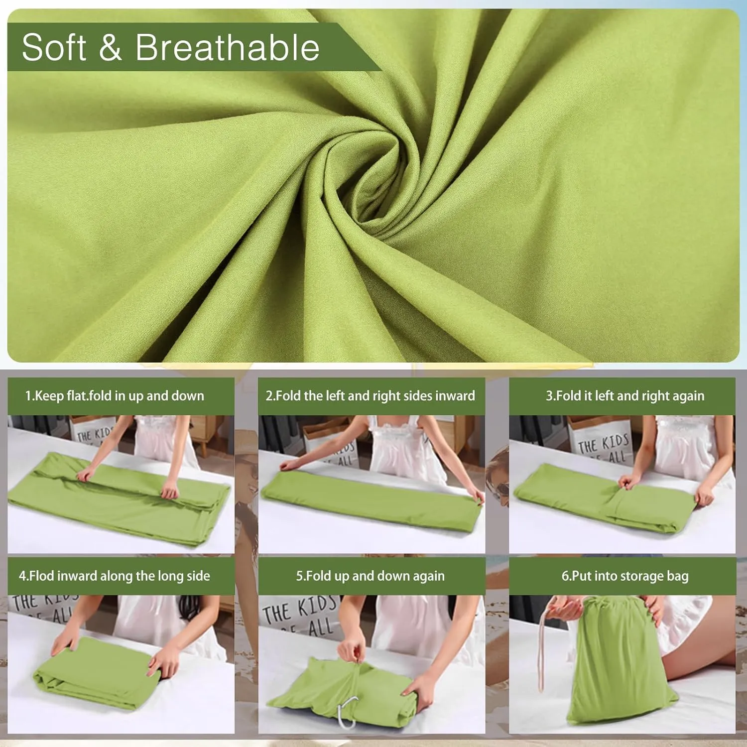 Sleeping Bag Liner and Camping Sheet, Camping & Travel Sheets for Adults, Lightweight Double Sleep Sack for Outdoor Travel Hiking Hotels Picnics