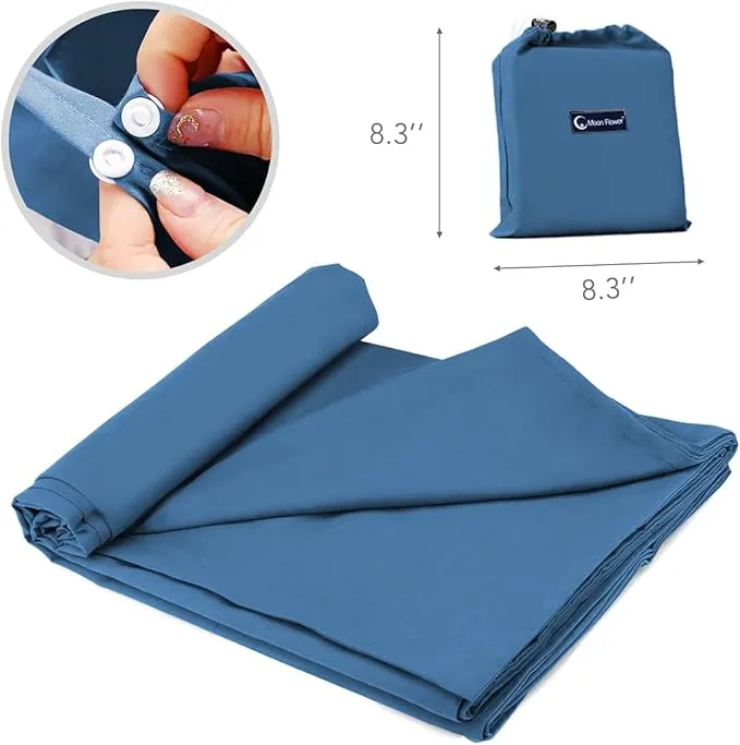 Sleeping Bag Liner Travel Camping Sheet, Lightweight Portable Sleeping Sheets for Outdoor Travel Backpacking Hiking Picnics Hotels