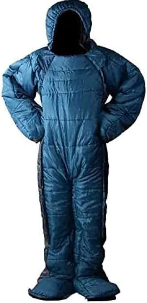Sleeping Bag Suit for Adults Portable Lightweight 3-4 Season Sleeping Bags with for Arms and Feet Humanoid Sleeping Bag for Camping, Backpacking Or Hiking