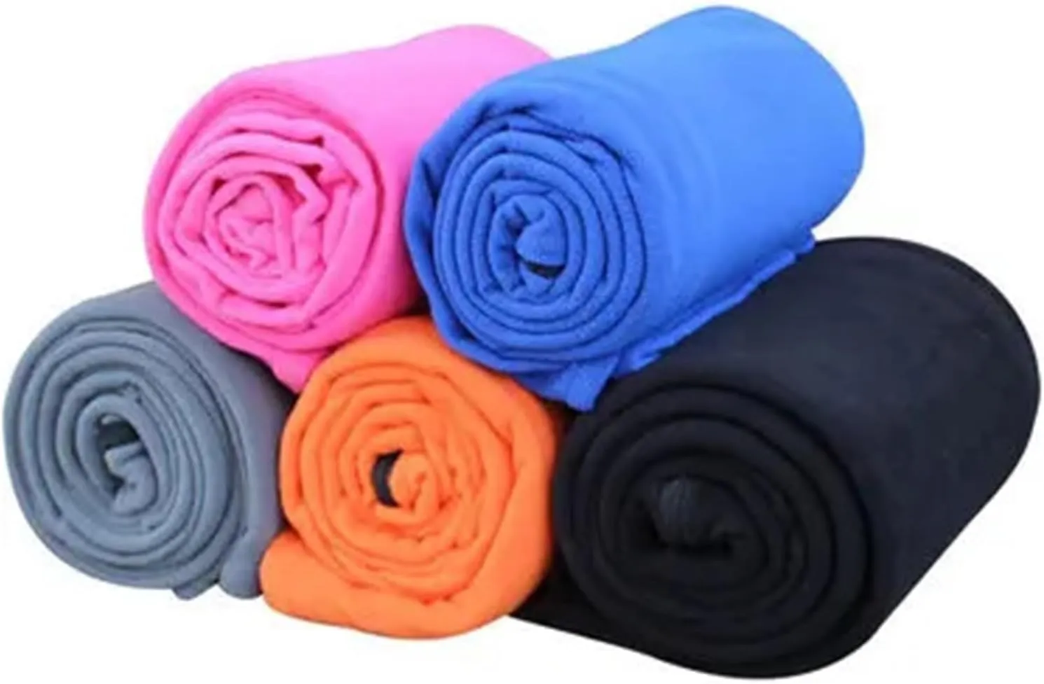 Sleeping Bag Ultra-Light Polar Fleece Sleeping Bag for Outdoor Camping Tent Bed Use,Travel Warm Sleeping Bag Liner Lightweight(Doblue Navy)