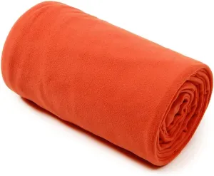 Sleeping Bag Ultra-Light Polar Fleece Sleeping Bag for Outdoor Camping Tent Bed Use,Travel Warm Sleeping Bag Liner Lightweight(Single Orange)